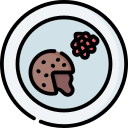 pastel de lava icon