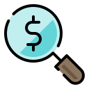 signo de dólar icon