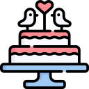 pastel de boda icon