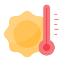 temperatura caliente icon