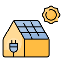 casa solar icon