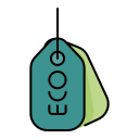 etiqueta ecológica icon