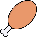 pierna de pollo icon