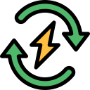 energía renovable icon