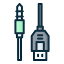 conector de audio icon