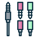 conector de audio icon