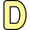 litera d ikona