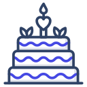 pastel de boda icon