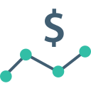 gráfico de linea icon