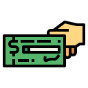 cheque bancario icon