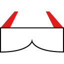 gafas 3d icon