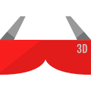 gafas 3d icon