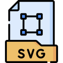 formato de archivo svg icon