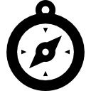 herramienta de orientación de localización de brújula con puntos cardinales icon