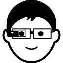 menino com óculos google 