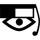 google glass on eye icon