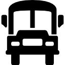schoolbus voorzijde icoon