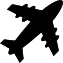 silhouette d'avion icon