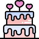 pastel de boda icon