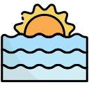 puesta de sol icon