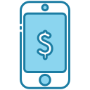 dinero digital icon