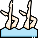 natación sincronizada icon