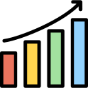 gráfico de crecimiento icon