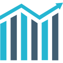 gráfico de linea icon