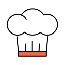 sombrero de cocinero icon