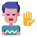 levantar la mano icon