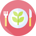 comida vegana icon