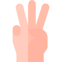 três dedos 