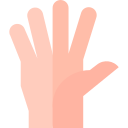 Five fingers - Free hands and gestures icons