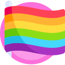 bandera arcoiris icon