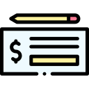 cheque bancario icon