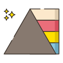 forma triangular icon