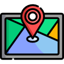 mapa digital icon