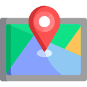 mapa digital icon