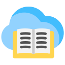 biblioteca en la nube icon