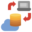 transferencia de datos icon