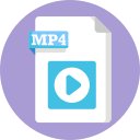 extensión mp4 icon