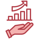 gráfico de barras creciente