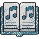 libro de música icon