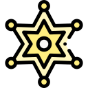 insignia del sheriff icon