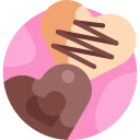 pastel de corazón icon