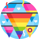 bandera arcoiris icon