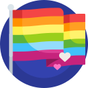 bandera arcoiris icon