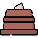 pastel de chocolate icon