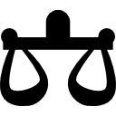símbolo do zodíaco de libra em escala equilibrada 