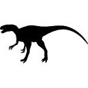 megalosaurus dinosaurus vorm icoon